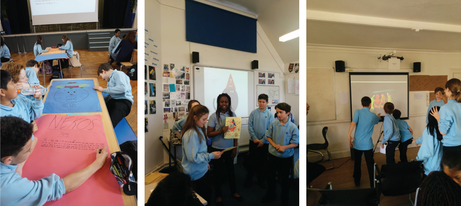 Workshops with students to design Cinder