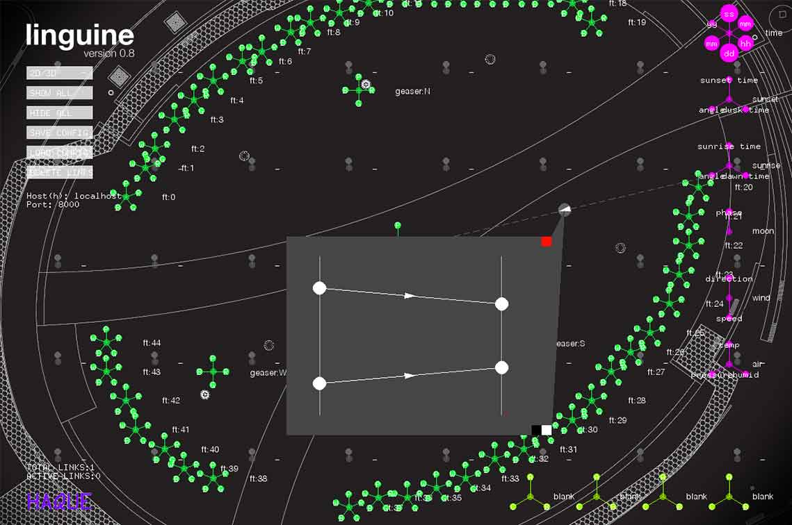 Control interface in Linguine OS