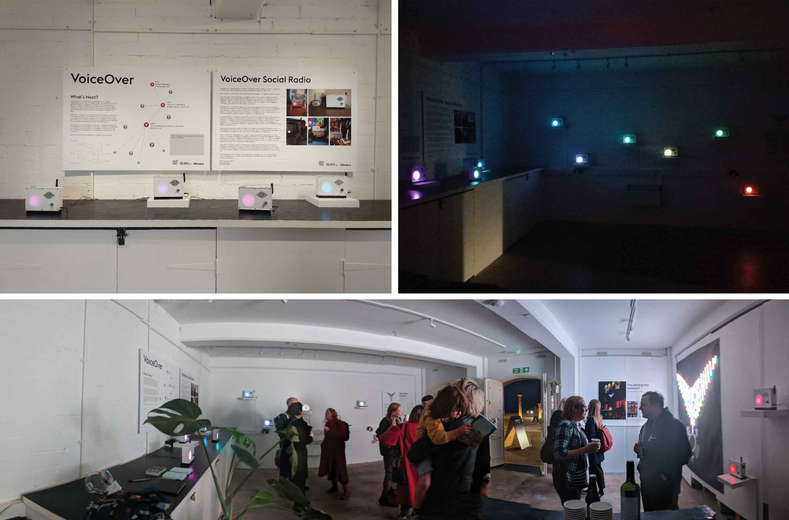 VoiceOver Brighton Exhibition at Brighton Pop Up Gallery