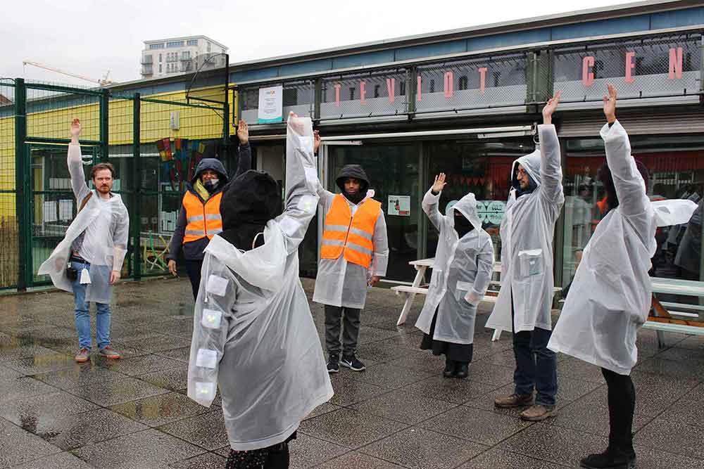 Photographs taken during the Pollution Explorers workshop in Tower Hamlets